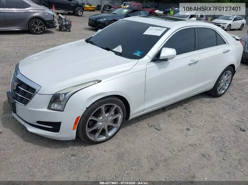 2015 Cadillac Ats Luxury VIN: 1G6AH5RX7F0127401 Lot: 42776881