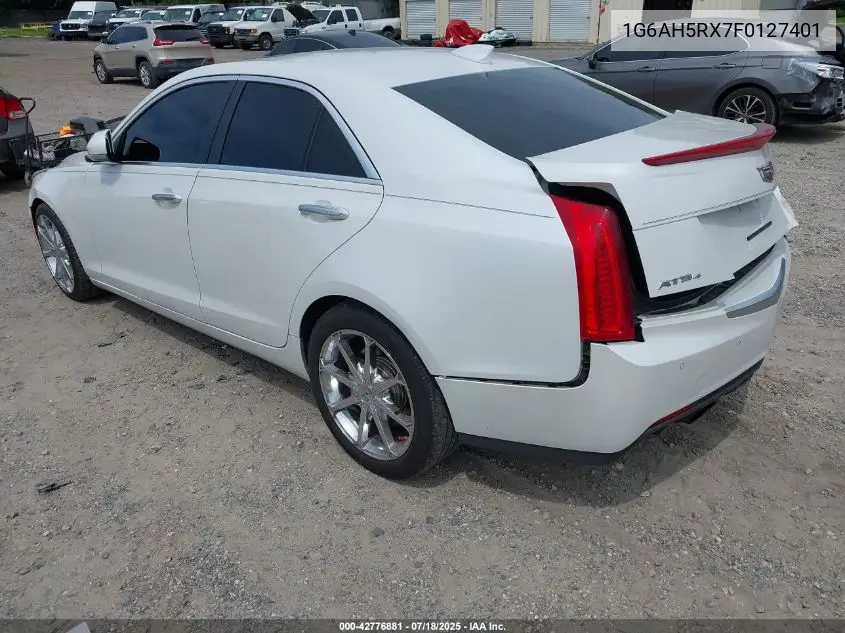 2015 Cadillac Ats Luxury VIN: 1G6AH5RX7F0127401 Lot: 42776881