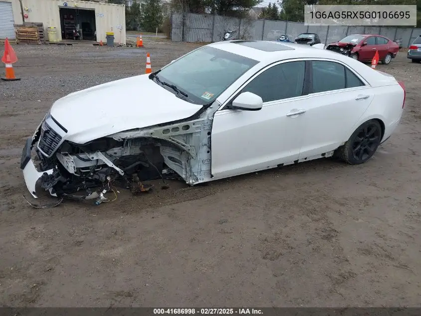 2016 Cadillac Ats Standard VIN: 1G6AG5RX5G0106695 Lot: 41686998