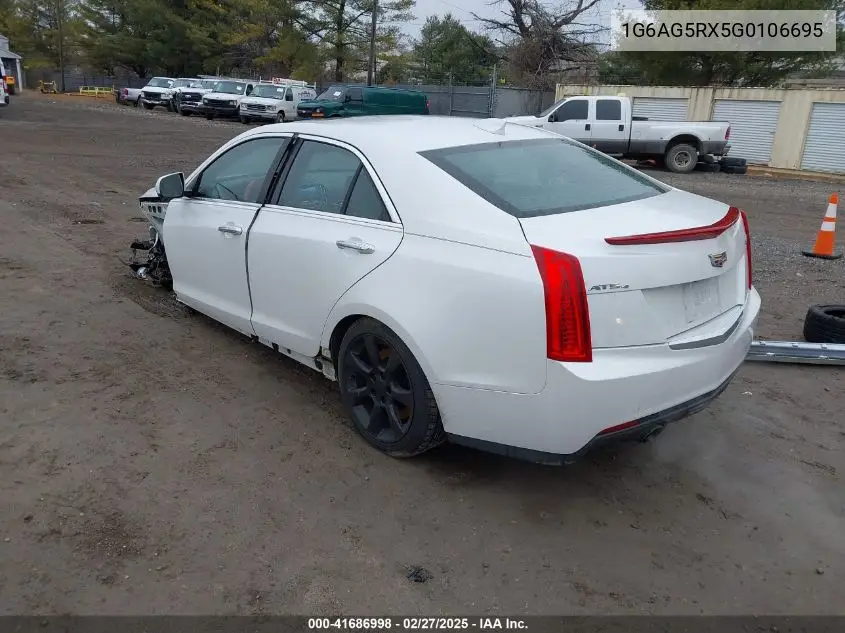 2016 Cadillac Ats Standard VIN: 1G6AG5RX5G0106695 Lot: 41686998