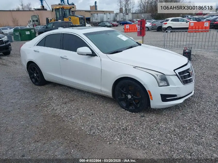 2016 Cadillac Ats Luxury Collection VIN: 1G6AH5RX3G0186513 Lot: 41832564