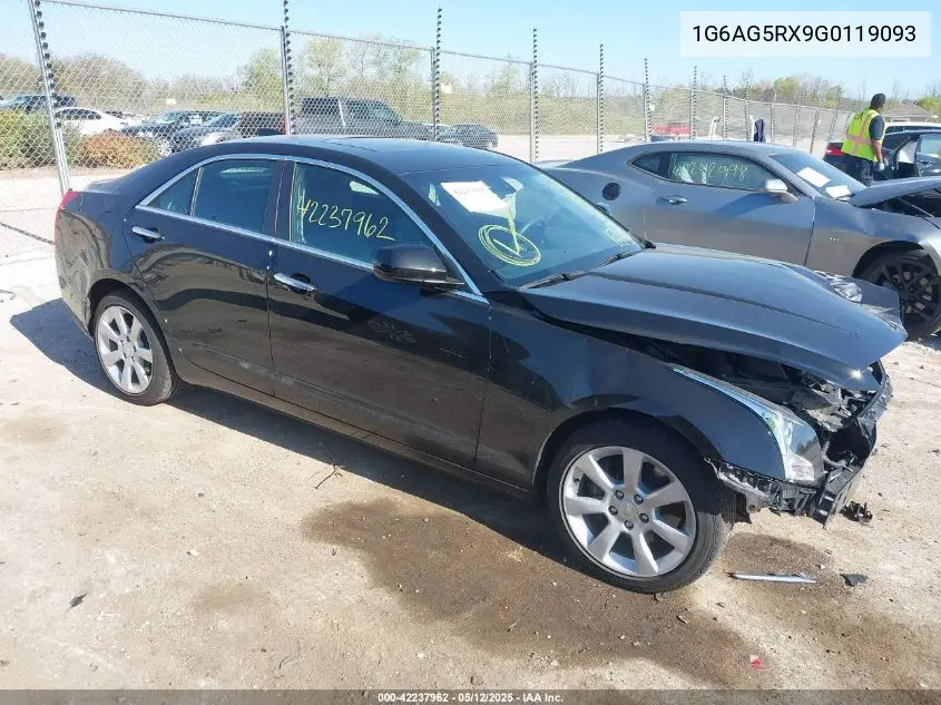 2016 Cadillac Ats Standard VIN: 1G6AG5RX9G0119093 Lot: 42237962