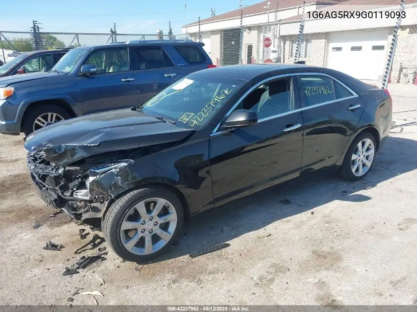 2016 Cadillac Ats Standard VIN: 1G6AG5RX9G0119093 Lot: 42237962