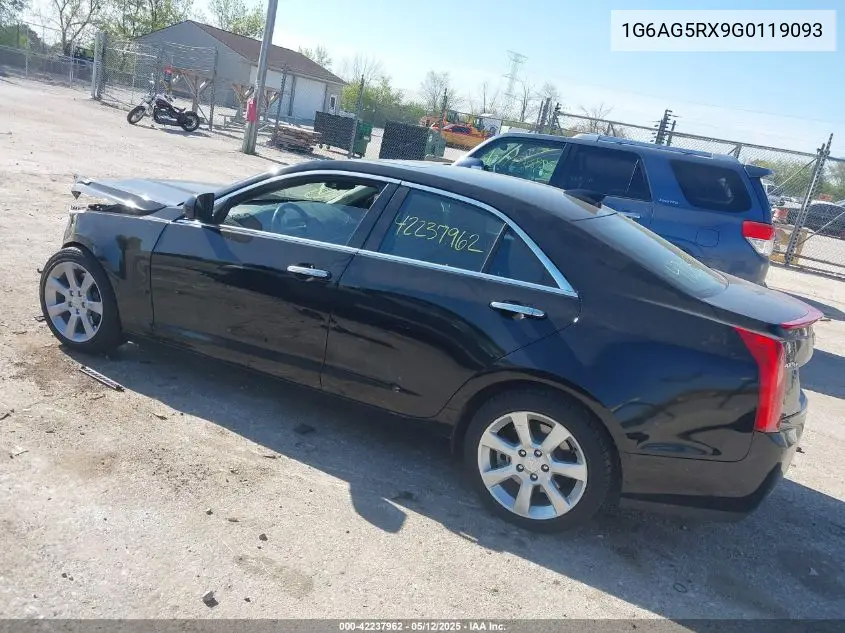 2016 Cadillac Ats Standard VIN: 1G6AG5RX9G0119093 Lot: 42237962