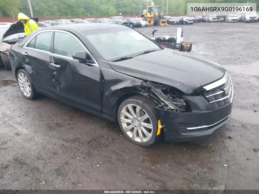 2016 Cadillac Ats Luxury Collection VIN: 1G6AH5RX9G0196169 Lot: 42240536