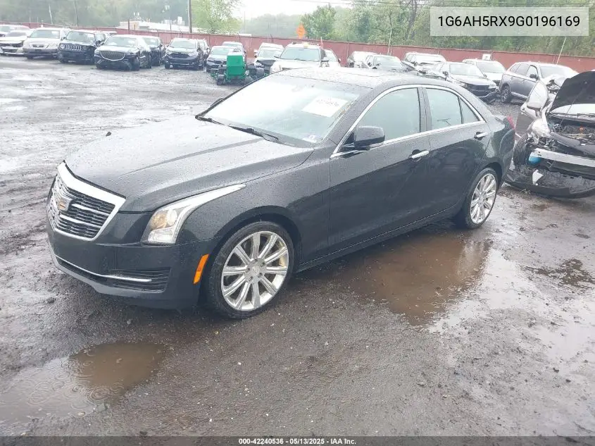 2016 Cadillac Ats Luxury Collection VIN: 1G6AH5RX9G0196169 Lot: 42240536