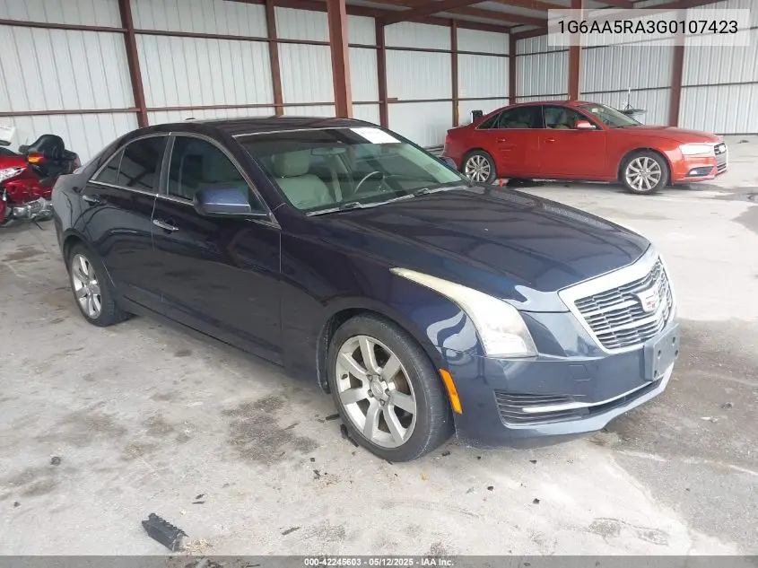 2016 Cadillac Ats VIN: 1G6AA5RA3G0107423 Lot: 42245603