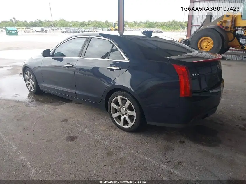 2016 Cadillac Ats VIN: 1G6AA5RA3G0107423 Lot: 42245603