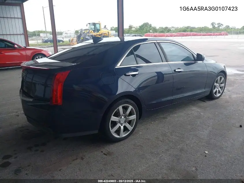 2016 Cadillac Ats VIN: 1G6AA5RA3G0107423 Lot: 42245603