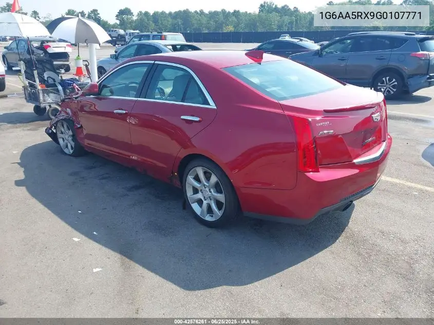 2016 Cadillac Ats VIN: 1G6AA5RX9G0107771 Lot: 42576261