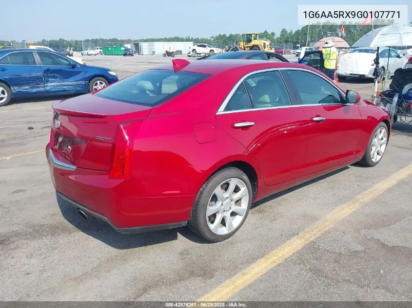 2016 Cadillac Ats VIN: 1G6AA5RX9G0107771 Lot: 42576261