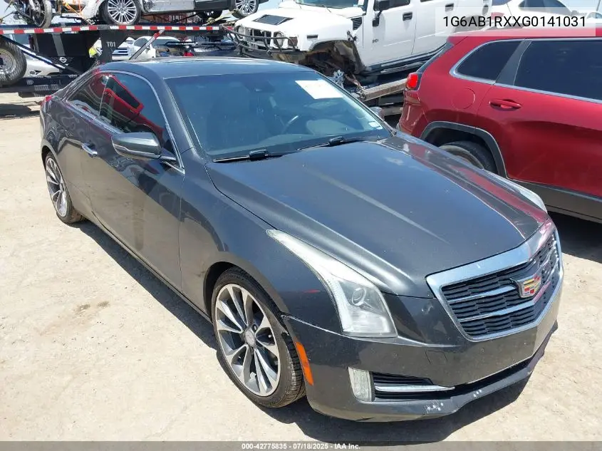 2016 Cadillac Ats Luxury Collection VIN: 1G6AB1RXXG0141031 Lot: 42775835