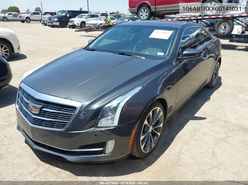 2016 Cadillac Ats Luxury Collection VIN: 1G6AB1RXXG0141031 Lot: 42775835