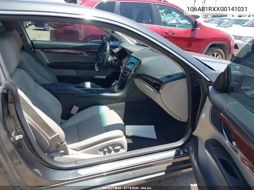 2016 Cadillac Ats Luxury Collection VIN: 1G6AB1RXXG0141031 Lot: 42775835