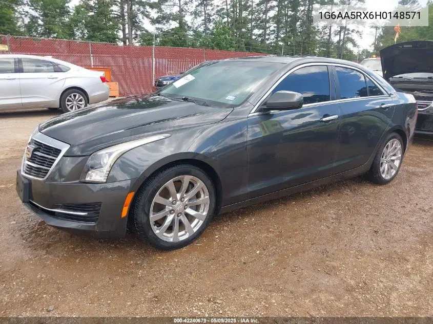 2017 Cadillac Ats Standard VIN: 1G6AA5RX6H0148571 Lot: 42240679