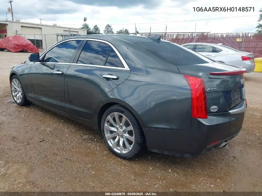 2017 Cadillac Ats Standard VIN: 1G6AA5RX6H0148571 Lot: 42240679