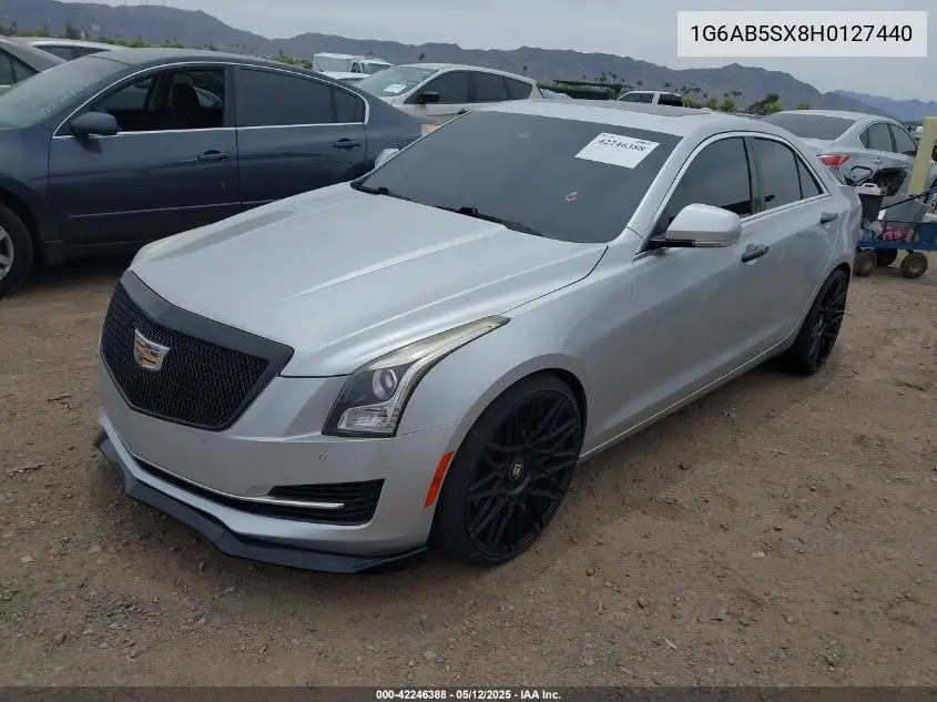 2017 Cadillac Ats Luxury VIN: 1G6AB5SX8H0127440 Lot: 42246388