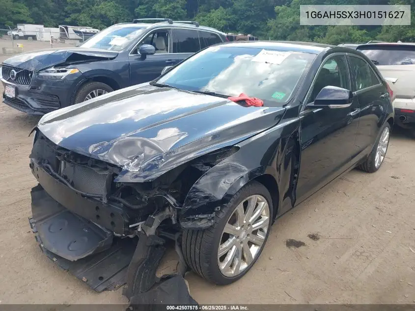 2017 Cadillac Ats Luxury VIN: 1G6AH5SX3H0151627 Lot: 42507575