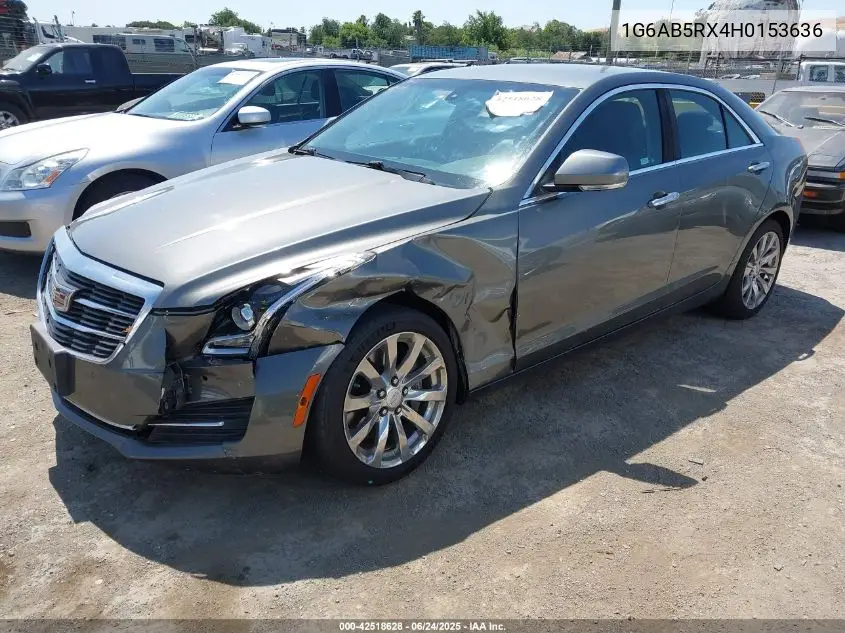 2017 Cadillac Ats Luxury VIN: 1G6AB5RX4H0153636 Lot: 42518628