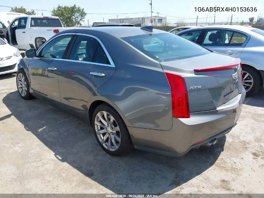 2017 Cadillac Ats Luxury VIN: 1G6AB5RX4H0153636 Lot: 42518628
