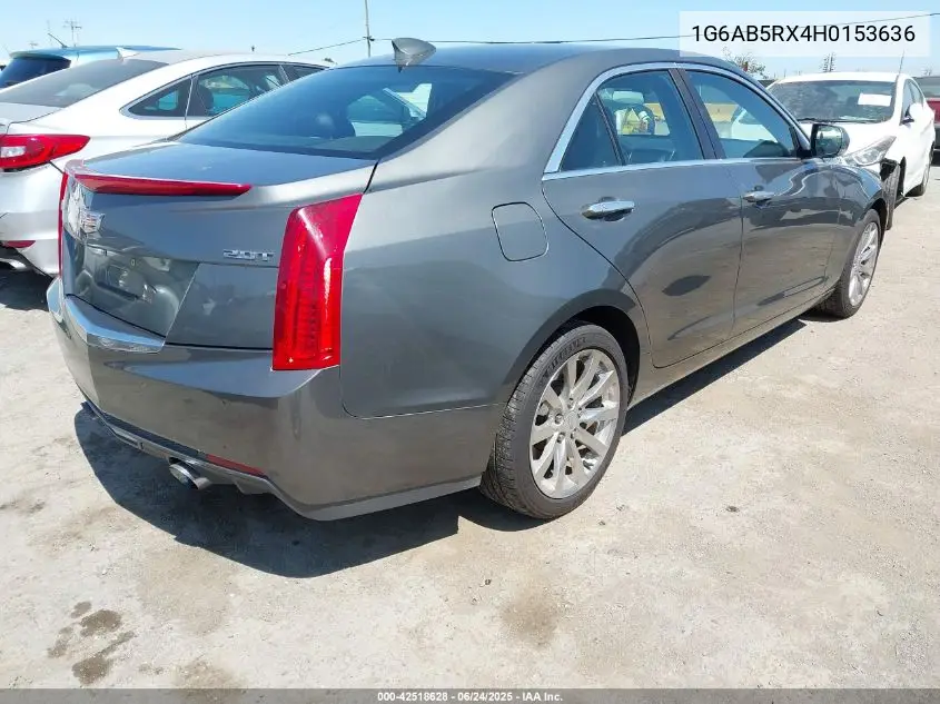 2017 Cadillac Ats Luxury VIN: 1G6AB5RX4H0153636 Lot: 42518628