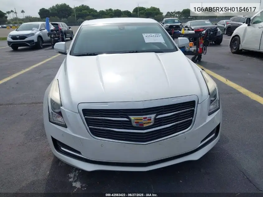 2017 Cadillac Ats Luxury VIN: 1G6AB5RX5H0154617 Lot: 42563423