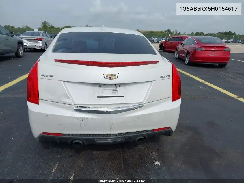 2017 Cadillac Ats Luxury VIN: 1G6AB5RX5H0154617 Lot: 42563423