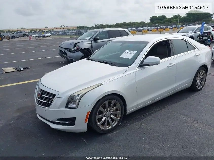 2017 Cadillac Ats Luxury VIN: 1G6AB5RX5H0154617 Lot: 42563423