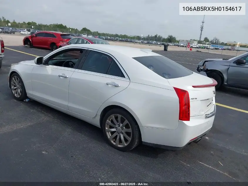 2017 Cadillac Ats Luxury VIN: 1G6AB5RX5H0154617 Lot: 42563423
