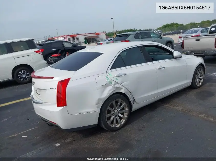 2017 Cadillac Ats Luxury VIN: 1G6AB5RX5H0154617 Lot: 42563423