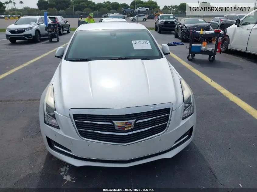 2017 Cadillac Ats Luxury VIN: 1G6AB5RX5H0154617 Lot: 42563423