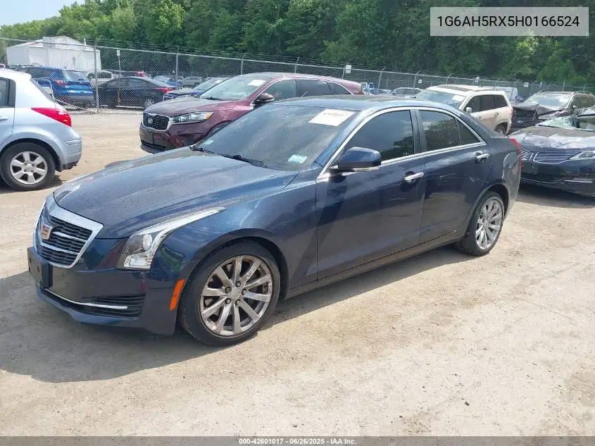 2017 Cadillac Ats Luxury VIN: 1G6AH5RX5H0166524 Lot: 42601017