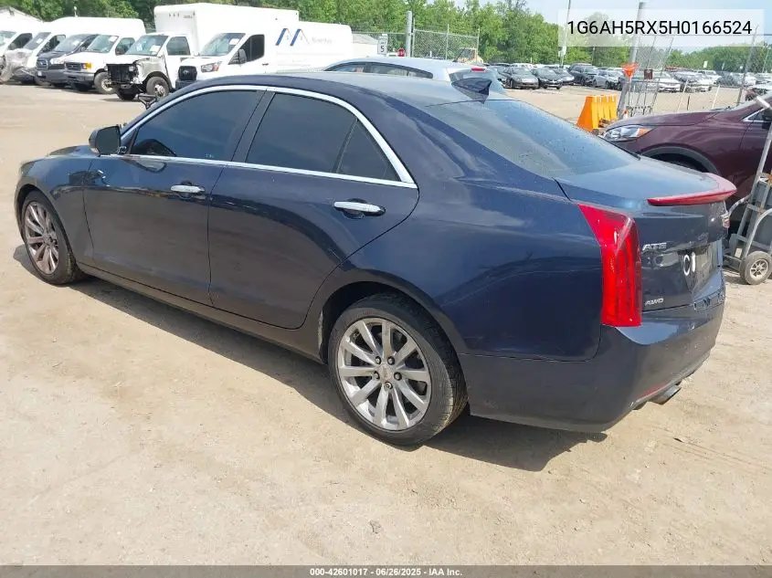 2017 Cadillac Ats Luxury VIN: 1G6AH5RX5H0166524 Lot: 42601017