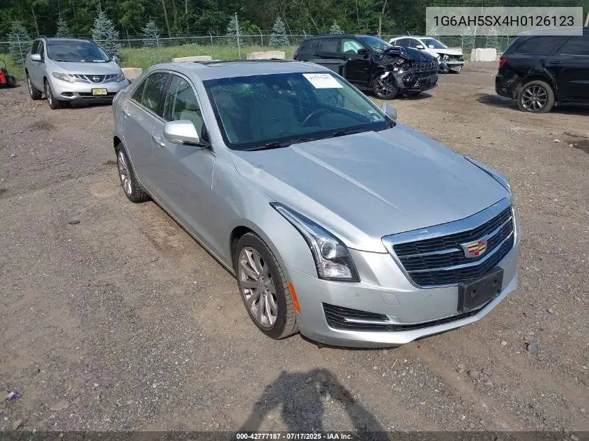 2017 Cadillac Ats Luxury VIN: 1G6AH5SX4H0126123 Lot: 42777187