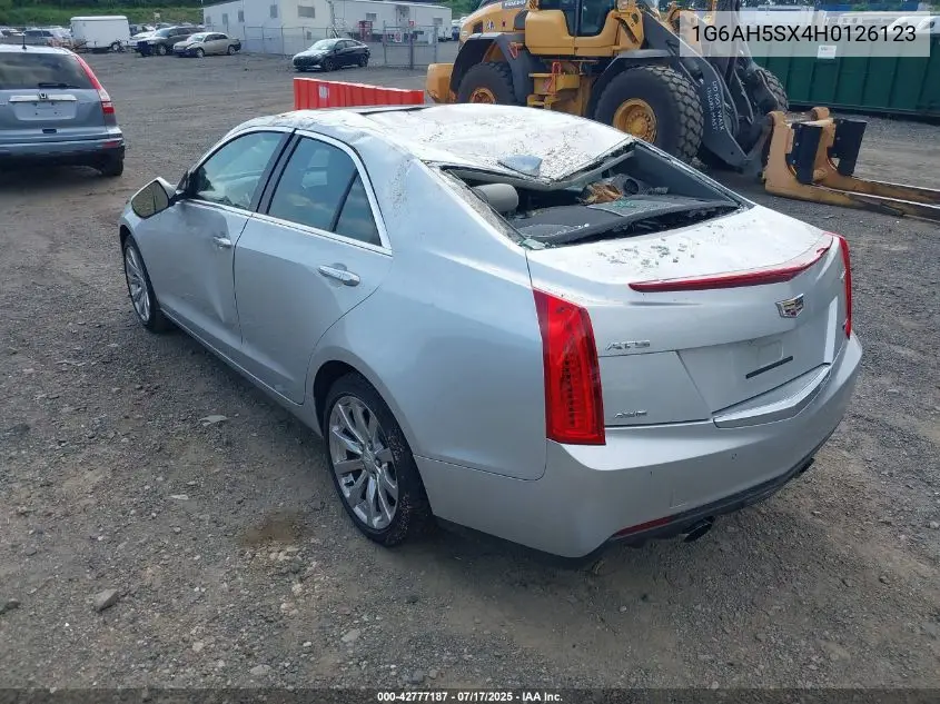 2017 Cadillac Ats Luxury VIN: 1G6AH5SX4H0126123 Lot: 42777187
