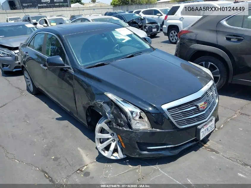 2017 Cadillac Ats Standard VIN: 1G6AA5RXXH0124449 Lot: 42784879