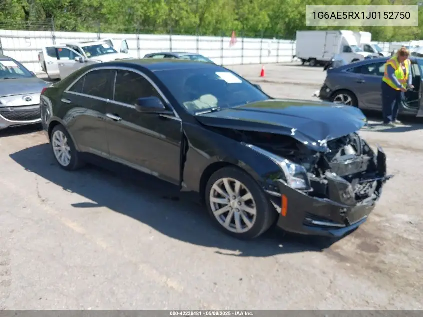 2018 Cadillac Ats Standard VIN: 1G6AE5RX1J0152750 Lot: 42239481