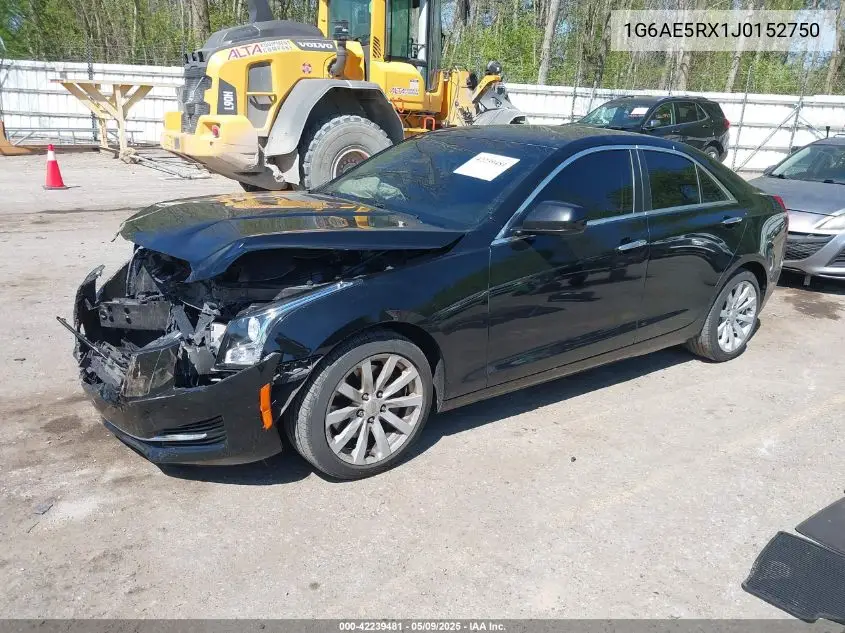 2018 Cadillac Ats Standard VIN: 1G6AE5RX1J0152750 Lot: 42239481