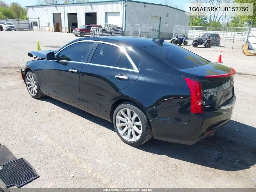 2018 Cadillac Ats Standard VIN: 1G6AE5RX1J0152750 Lot: 42239481