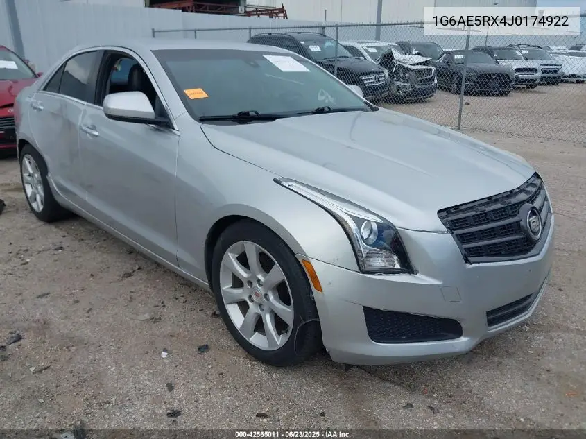 2018 Cadillac Ats Standard VIN: 1G6AE5RX4J0174922 Lot: 42565011