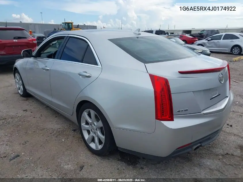 2018 Cadillac Ats Standard VIN: 1G6AE5RX4J0174922 Lot: 42565011