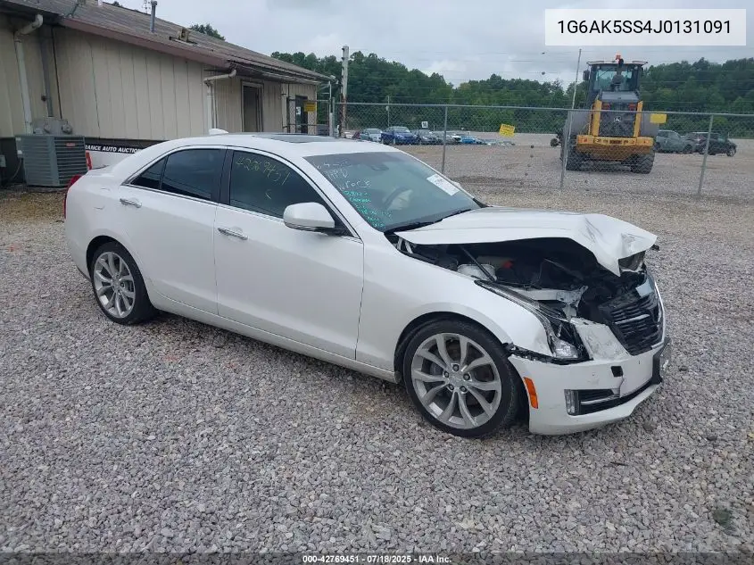 2018 Cadillac Ats Premium Luxury VIN: 1G6AK5SS4J0131091 Lot: 42769451