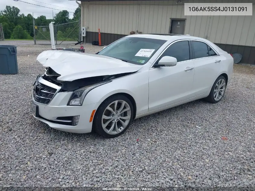 2018 Cadillac Ats Premium Luxury VIN: 1G6AK5SS4J0131091 Lot: 42769451