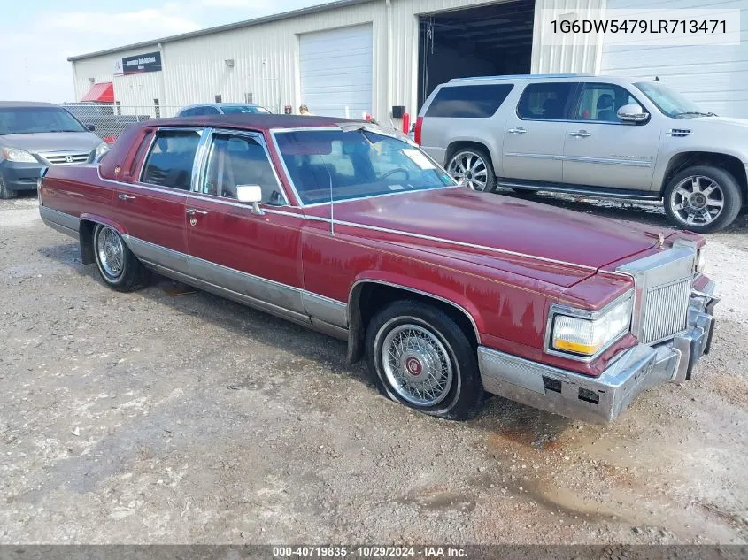 1990 Cadillac Brougham VIN: 1G6DW5479LR713471 Lot: 40719835