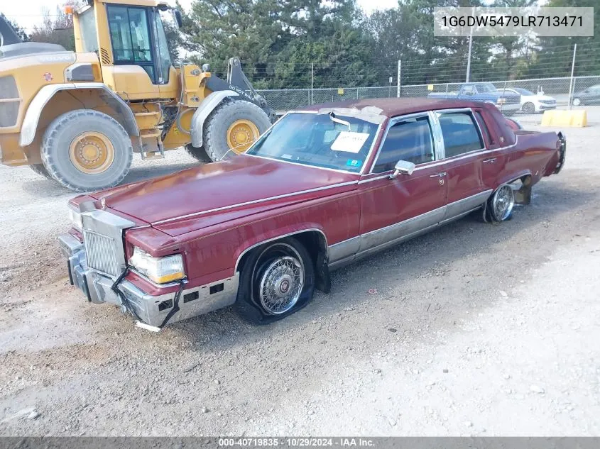 1990 Cadillac Brougham VIN: 1G6DW5479LR713471 Lot: 40719835