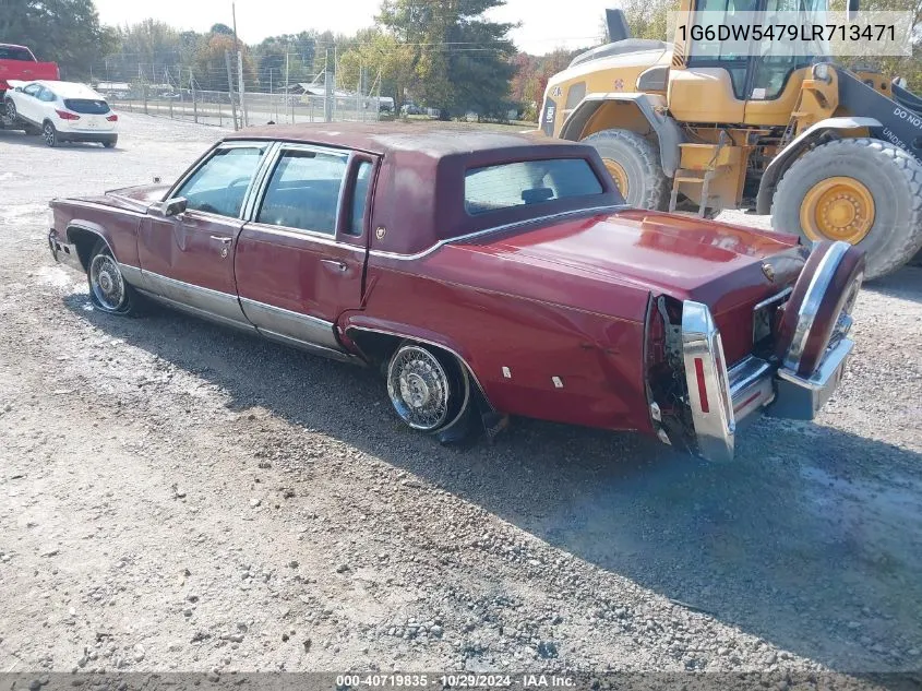 1990 Cadillac Brougham VIN: 1G6DW5479LR713471 Lot: 40719835