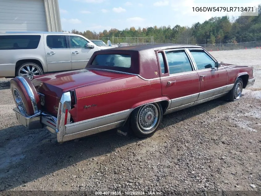 1990 Cadillac Brougham VIN: 1G6DW5479LR713471 Lot: 40719835