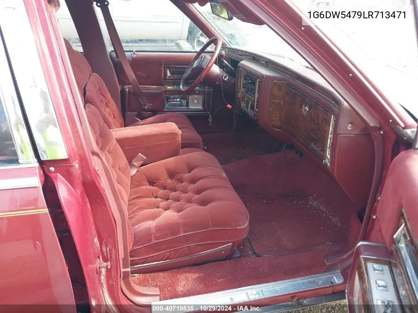 1990 Cadillac Brougham VIN: 1G6DW5479LR713471 Lot: 40719835