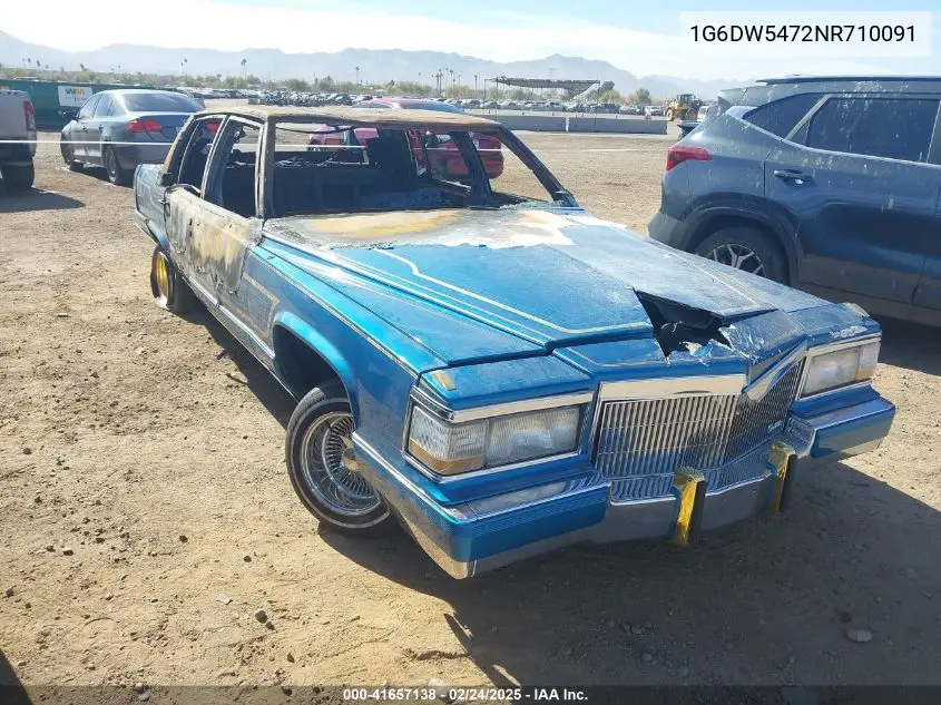 1992 Cadillac Brougham VIN: 1G6DW5472NR710091 Lot: 41657138