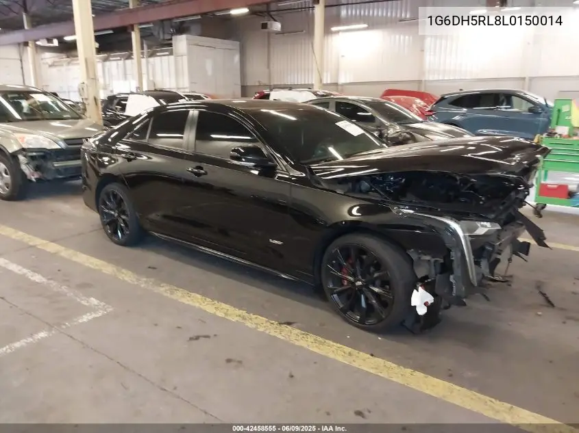 2020 Cadillac Ct4 V-Series VIN: 1G6DH5RL8L0150014 Lot: 42458555